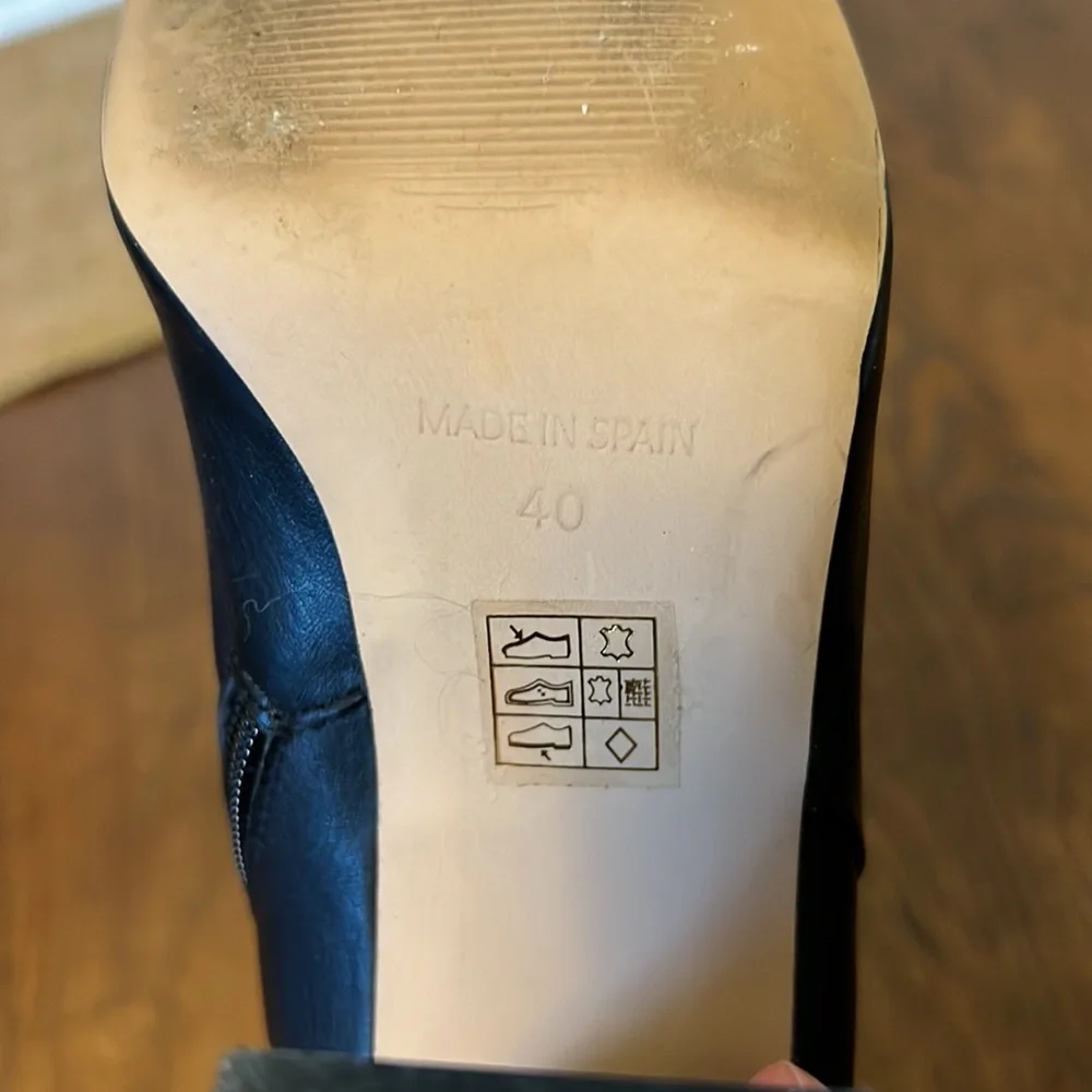 OFFICE MARBLE TORTOISE PRINT HEEL SIZE 40 - Picture 7 of 11